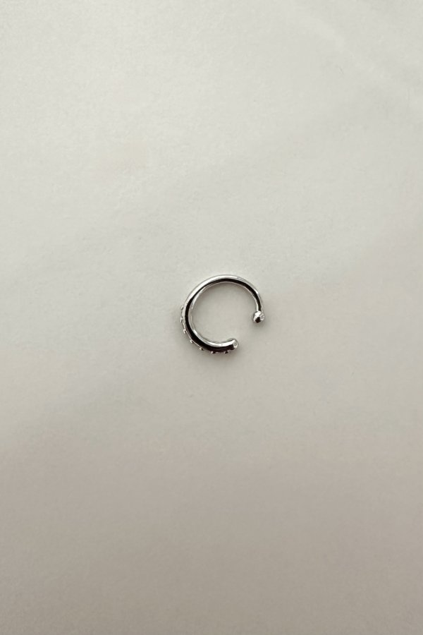 画像4: SILVER925 6ジルコニアラインイヤーカフ /シルバー  (4)