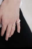 画像2: SILVER925 3.8mm幅 カットロープチェーンリング /シルバー  (2)