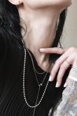 画像2: ステンレス 3ボールスライドネックレス (2)