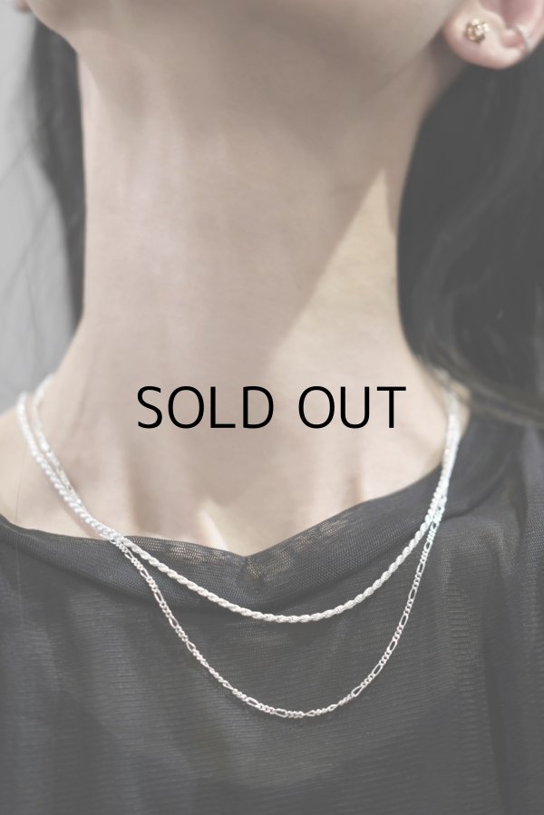 画像10: SILVER925 フィガロチェーンネックレス (10)