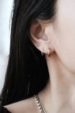 画像6: ステンレス 3mm幅 フープピアス/ゴールド (6)