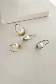 画像2: ステンレス 1パールフックピアス  (2)