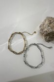画像1: ステンレス コネクティッドアズキチェーンブレスレット (1)