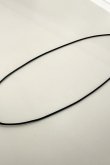 画像6: SILVER925 CONNYロゴプレートレザーチョーカー /ブラック (6)