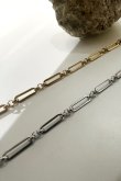 画像3: ステンレス コネクティッドアズキチェーンブレスレット (3)