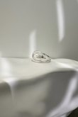 画像1: SILVER925 ホローラインアラウンドオーバルリング /シルバー  (1)