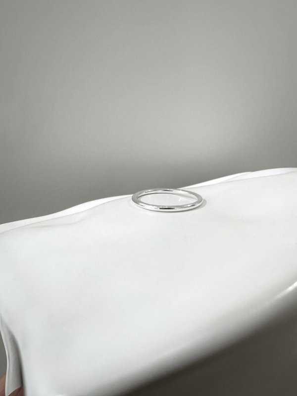 画像4: SILVER925 1.6mm幅 サークルリング/シルバー  (4)