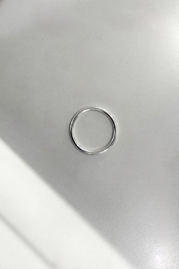 画像5: SILVER925 1.6mm幅 サークルリング/シルバー  (5)