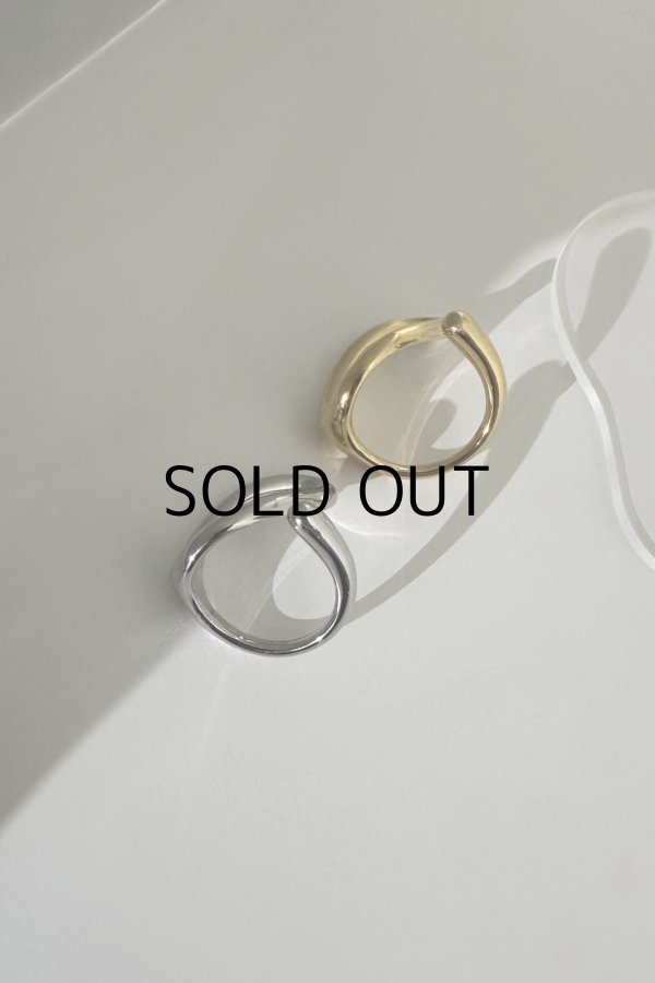 画像7: ステンレス ビッグホローラインフロントオープンリング (7)