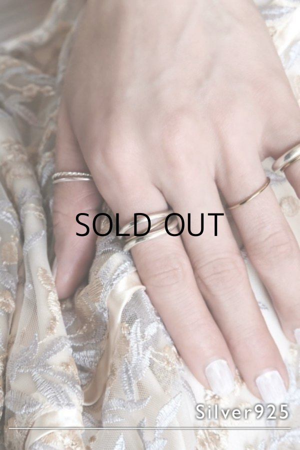 画像5: SILVER925 2mm幅 カーブラインリング/シルバー (5)