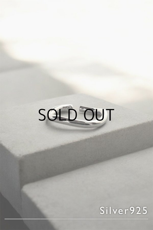 画像2: SILVER925 2mm幅 カーブラインリング/シルバー (2)