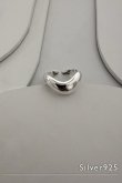 画像2: SILVER925 8mm幅 プランプイレギュラーカーブラインリング/シルバー (2)