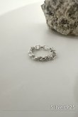 画像2: SILVER925 キヘイ×ロープコネクトリング 14号 /シルバー (2)