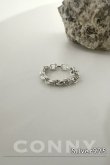 画像1: SILVER925 キヘイ×ロープコネクトリング 14号 /シルバー (1)
