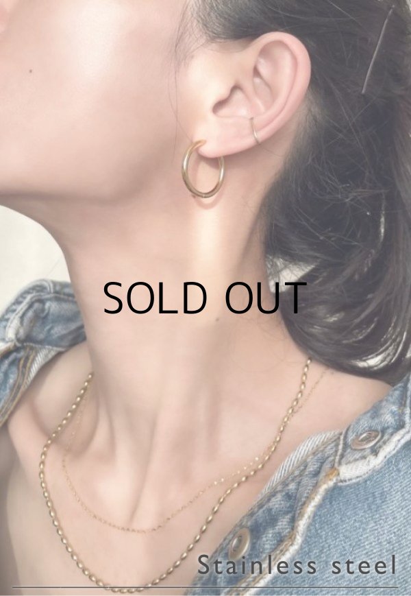 画像10: ステンレス スクリューチェーンネックレス (10)