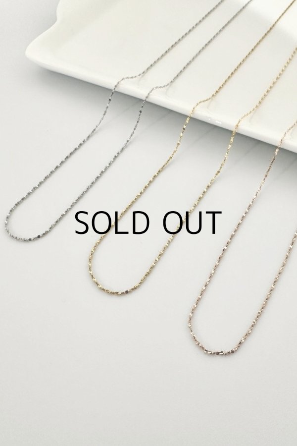 画像8: ステンレス スクリューチェーンネックレス (8)