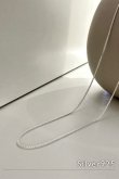 画像2: SILVER925 0.9mm幅 ボックスチェーンネックレス (2)