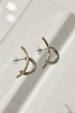 画像3: ステンレス レイヤーCラインピアス (3)