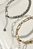 画像5: ステンレス 6mm幅 ハーフフォックステールチェーンブレスレット 18cm (5)