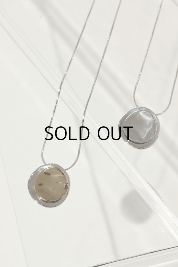 画像5: ステンレス アンイーブンプレートトップネックレス (5)