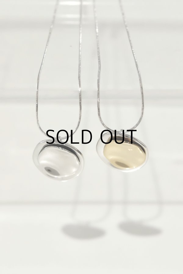 画像6: ステンレス アンイーブンプレートトップネックレス (6)