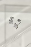 画像3: SILVER925 キュービックジルコニアスタッドピアス /シルバー (3)