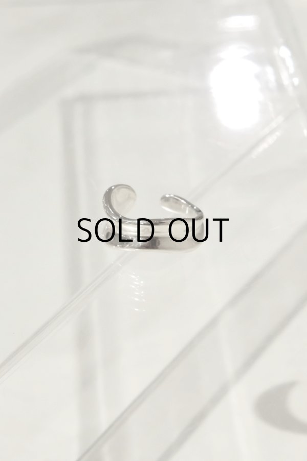 画像5: SILVER925 アンイーブンウェーブプレートリング /シルバー (5)