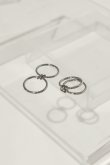 画像4: ステンレス 2mm幅 Wコネクトリング 18号 /シルバー (4)