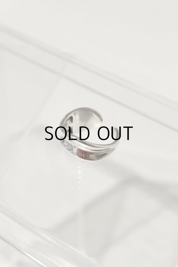 画像7: SILVER925 アンイーブンウェーブプレートリング /シルバー (7)