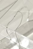 画像5: SILVER925 5mmトップ ボール＆ボールステーションチェーンネックレス /シルバー (5)