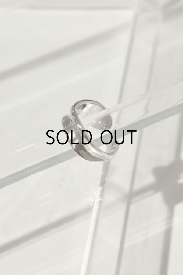 画像9: SILVER925 アンイーブンウェーブプレートリング /シルバー (9)