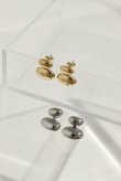 画像5: ステンレス ダブルビーンズスタッドピアス  (5)