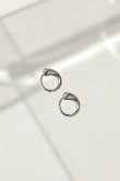 画像5: SILVER925 ドロップフープピアス /シルバー (5)