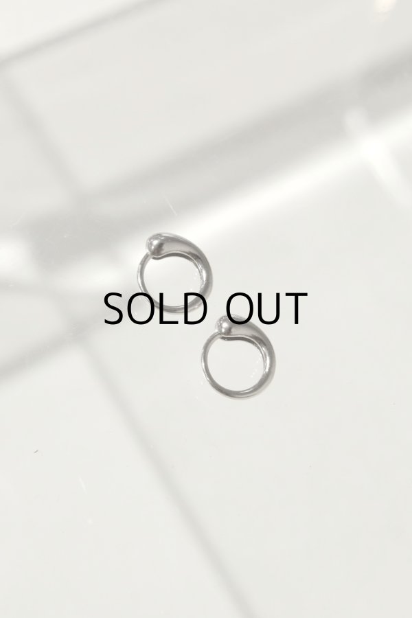 画像5: SILVER925 ドロップフープピアス /シルバー (5)