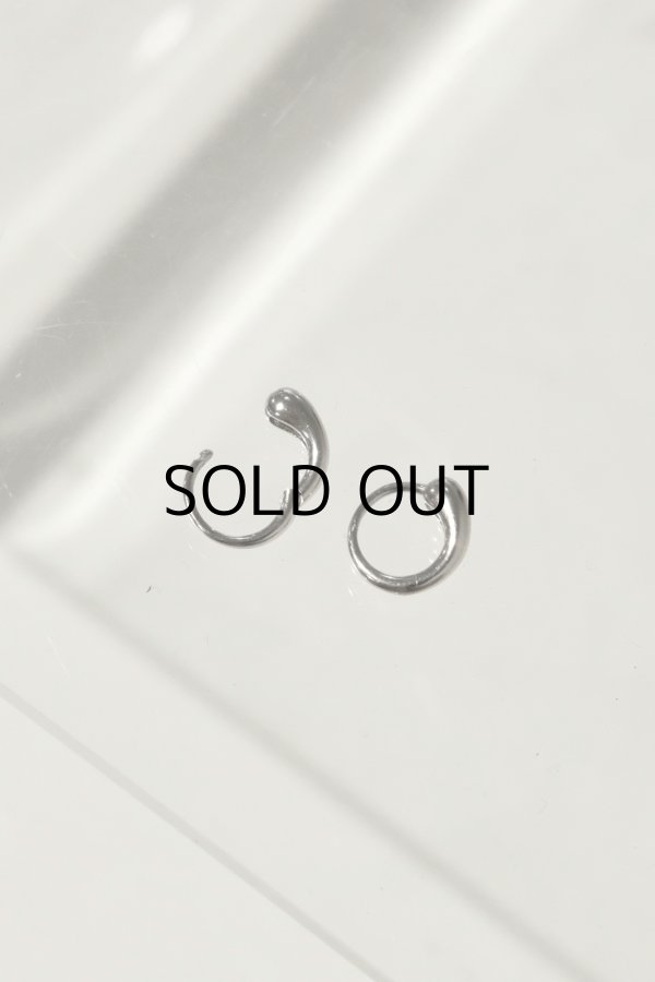 画像3: SILVER925 ドロップフープピアス /シルバー (3)