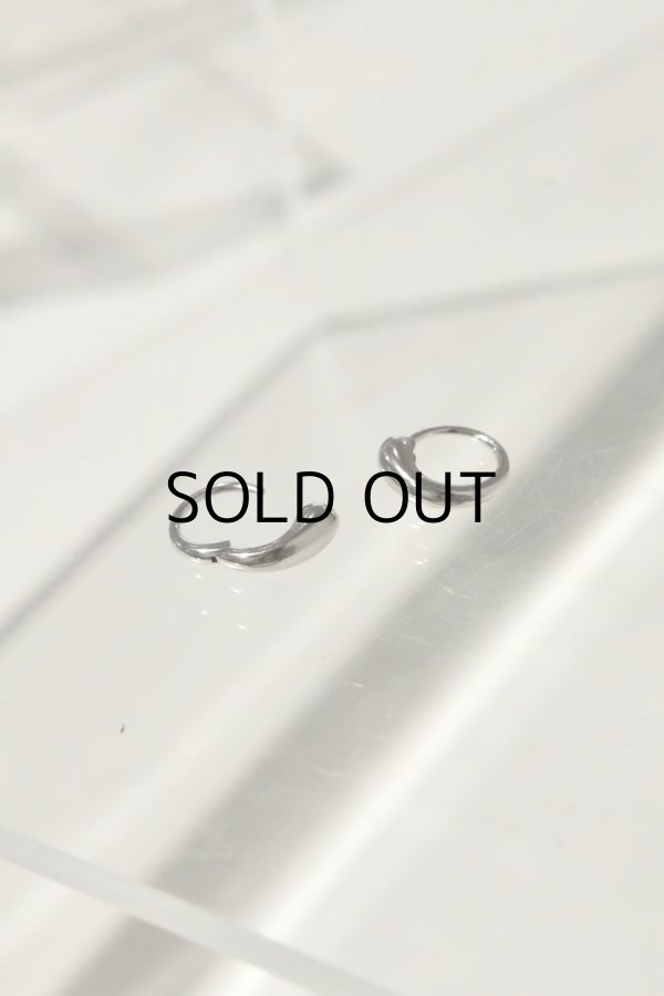 画像4: SILVER925 ドロップフープピアス /シルバー (4)