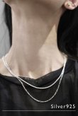 画像2: SILVER925 1.8mm幅 カットロープチェーンネックレス (2)