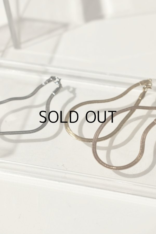 画像4: ステンレス ヘリンボーンチェーンブレスレット (4)