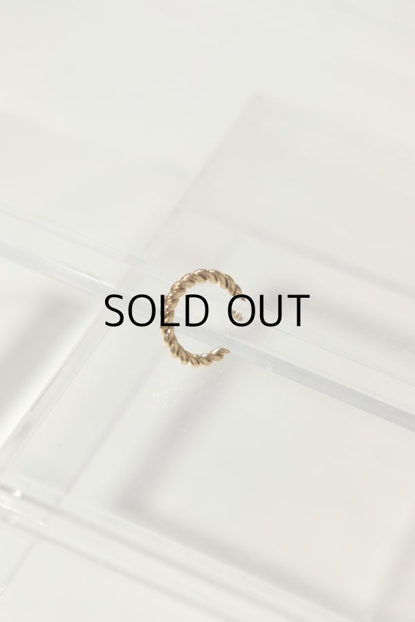 画像4: ステンレス ツイストイヤーカフ/ゴールド (4)