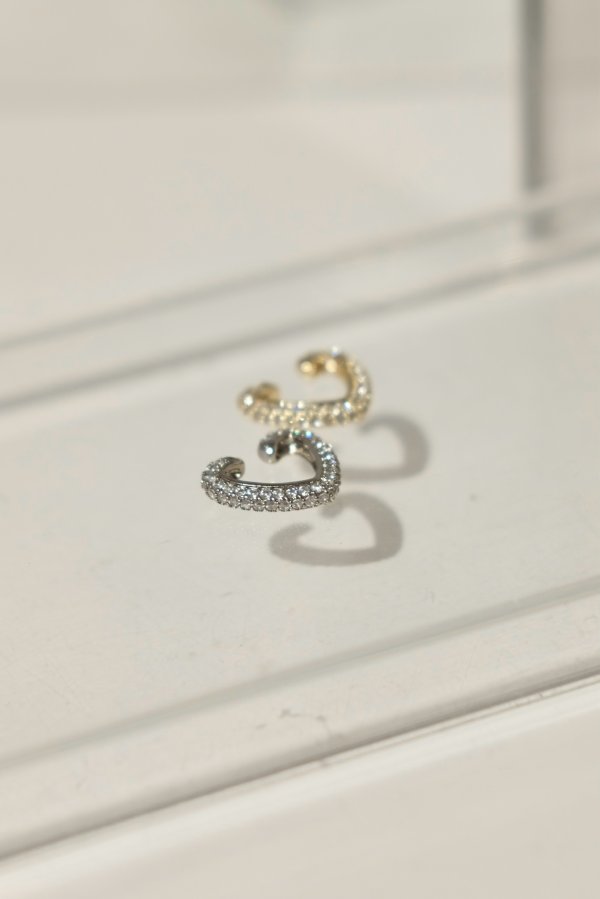 画像4: グリッターハートモチーフイヤーカフ (4)