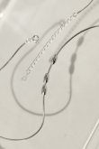 画像3: SILVER925 3オーバルビーズスネークチェーンネックレス (3)