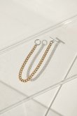 画像3: SIlVER925 5mm幅キヘイTバーブレスレット /ゴールド×シルバー (3)