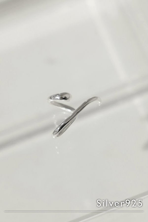 画像3: SILVER925 ラップダブルラインイヤーカフ (3)