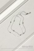 画像1: SILVER925 ライスボールステーションチェーンブレスレット/シルバー (1)