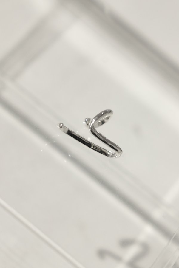 画像4: SILVER925 ラップダブルラインイヤーカフ (4)