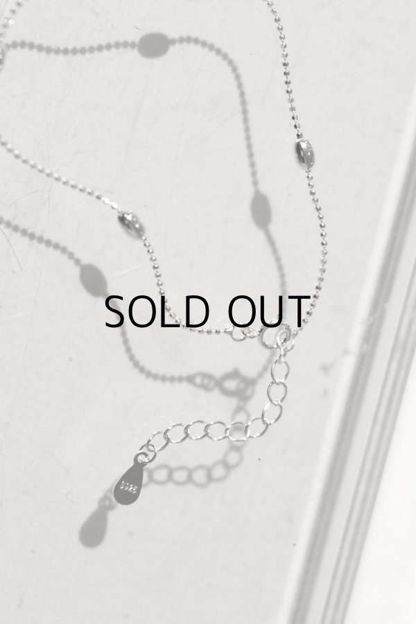 画像3: SILVER925 ライスボールステーションチェーンブレスレット/シルバー (3)