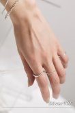 画像1: SILVER925 2mm幅 カーブラインリング/シルバー (1)