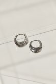 画像1: ▶︎ プランプオーバルフープピアス /シルバー  (1)