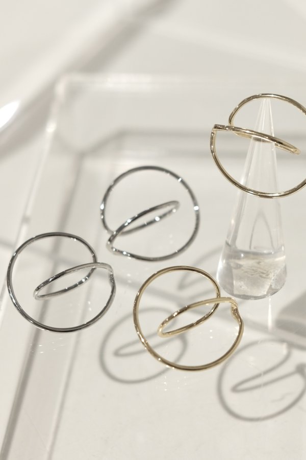 画像3: クロスフープイヤーカフ (3)