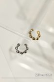 画像1: SILVER925 4mm幅 ボールラインイヤーカフ (1)